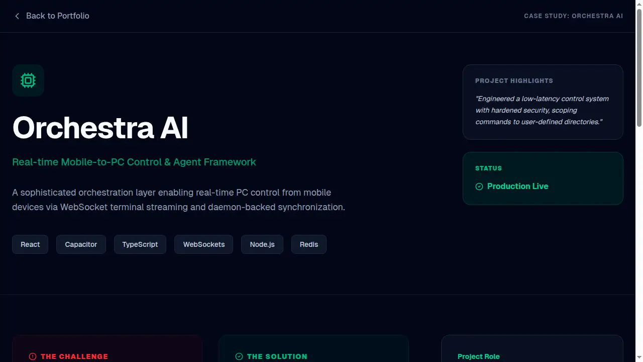Orchestra AI command center interface
